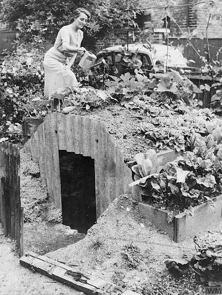 Anderson Shelter, London (by Imperial War Museums, CC BY-NC-SA)