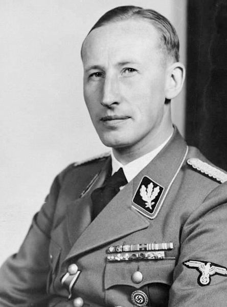 Reinhard Heydrich (by Bundesarchiv, Bild 146-1969-054-16 / Hoffmann, Heinrich, CC BY-SA)