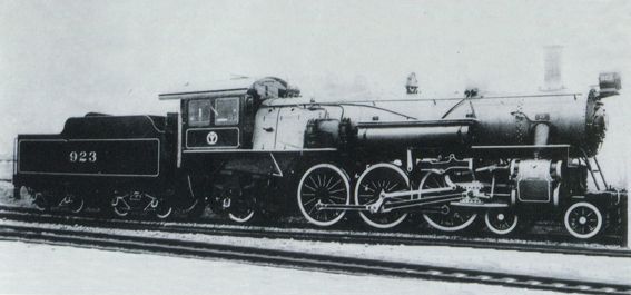 Photograph of steam locomotive