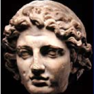 Sculpture of the head of Alexander the Great