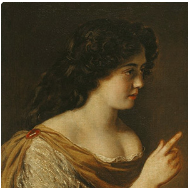 Portrait of one of the Mancini sisters