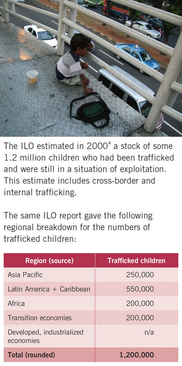 Photo/ graph of child trafficking