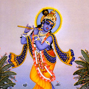Image of the god krishna