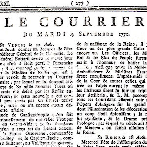 Newspaper written in French