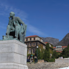 Cecil Rhodes monument, Cape Town University, South Africa